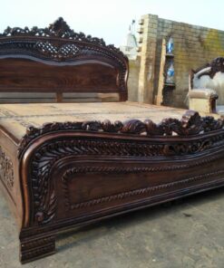 King Size Wooden bed